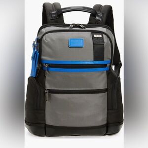 Tumi Gray and Blue Backpack